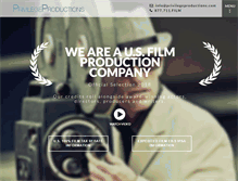 Tablet Screenshot of privilegeproductions.com